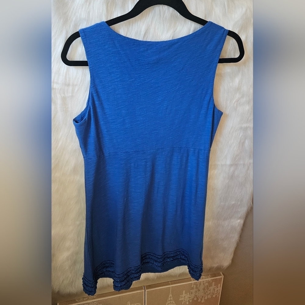 Tommy Bahama Arden Short Ruffle Dress (Cobalt Sea) - Picture 5 of 9